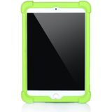 Voor iPad mini 5 / 4 Tablet PC Siliconen beschermhoes met onzichtbare beugel(groen)
