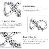 S925 Sterling Zilver Oneindige Bloemen Kralen DIY Armband Ketting Accessoires