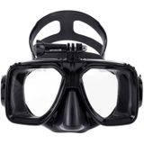 PULUZ water sport duikuitrusting duiken masker Zwemmen glazen  compatibel met DJI osmo actie  GoPro HERO7/6/5/5 sessie/4 sessie/4/3 +/3/2/1  Xiaoyi en andere actie camera's (zwart)