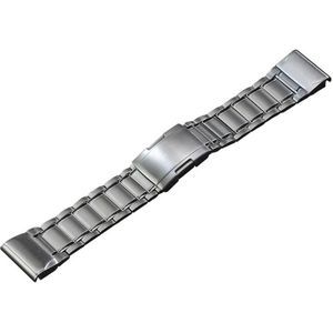 Voor Garmin Forerunner 965/955/945/935 22mm Quick Release Five Bead Titanium stalen horlogeband