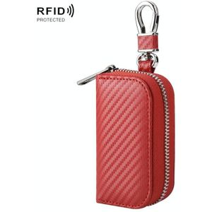 RFID lederen anti-diefstal met haak autosleutelzakje Cover signaalafschermingsdoos