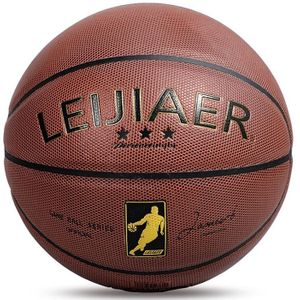 LEIJIAER 760X No. 7 hygroscopisch PU leer bestendig basketbal voor indoor training