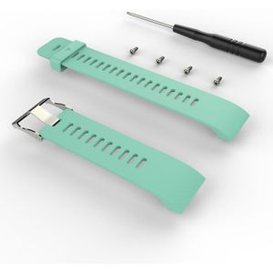 Voor Garmin Forerunner 30 / 35 Siliconen vervangende polsband horlogeband (Mint Green)