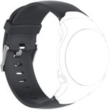 Smart Watch silicone polsband horlogeband voor Garmin approach S3 (zwart)