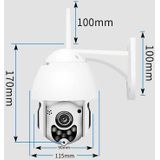 IP-CP05 4G-versie draadloze bewakingscamera HD PTZ Home Security Outdoor Waterdichte Netwerk Dome Camera  Ondersteuning Nachtzicht & Bewegingsdetectie & TF-kaart  EU-stekker