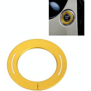 Auto Motor Start Key Drukknop Ring Trim Metalen Sticker Decoratie voor Nissan X-TRAIL (Goud)