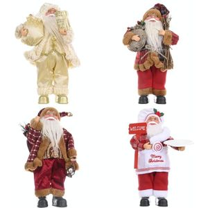Kerstversiering Permanent Santa Claus Doll Kerstrugzak Old Man Doll Ornaments  Specificatie: Chef-kok