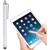 Hoog-gevoelige Touch Pen / capacitieve Stylus Pen voor iPhone 5 & 5S & 5C / 4 & 4S  iPad Air / iPad 4 / iPad mini / mini 2 Retina / nieuwe iPad (iPad 3) / iPad 2 / iPad en alle Capacitieve Touch Screen(Silver)