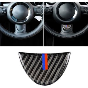 Rood blauwe kleur auto Steering Wheel Carbon Fiber decoratieve sticker voor BMW Mini R53/R55/R57/R58/R59-/R60/R50/R52/F55/F56