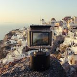 myrmica 360tl time lapse pan nl hoofd schuin / 360 graden auto rotatie camera houder voor gopro(zwart)