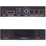 NEWKENG NK-8S SCART + HDMI naar HDMI-720P / 1080P HD Video Adapter Scaler convertordoos