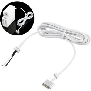 45W 60W 85W power adapter lader T Tip magnetische kabel voor Apple MacBook (wit)