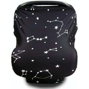 Multifunctionele vergrote kinderwagen voorruit borstvoeding handdoek babyzitje cover (Galaxy)