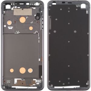 Front behuizing LCD frame bezel Plate voor LG G6/H870/H970DS/H872/LS993/VS998/US997 (zwart)