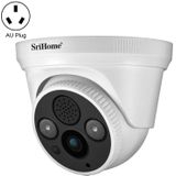 SriHome SH030 3 0 miljoen pixels 1296P HD IP-camera  ondersteuning tweerichtingsgesprek / bewegingsdetectie / humanode detectie / nachtzicht / TF-kaart  AU-stekker