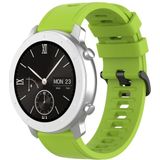 Voor Amazfit GTR Siliconen Smart Watch Vervanging Strap Polsbandje  Maat:20mm(Groen)