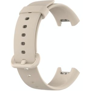 Voor Xiaomi Mi Watch Lite / Redmi Horloge Siliconen Vervangende Riem Horlogeband  Maat: One Size (Ivory)