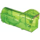 Korte kooi plastic muizenval humane kooi voor het vangen van muizen levend (groen)