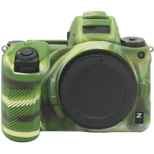 For Nikon Z7 II Soft Silicone Protective Case (Camouflage)