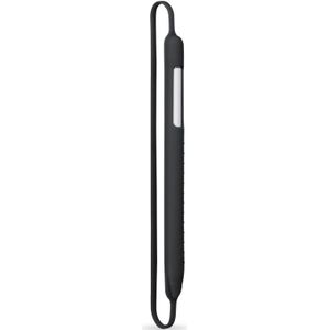 Apple potlood Shockproof zachte siliconen dop houder mouw Pouch beschermkap voor iPad Pro 9.7 / 10 5 / 11 / 12.9 potlood accessoires (zwart)