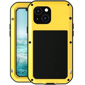 Love Mei Metal Shockproof Waterdicht Dustichte Beschermende telefoon Case voor iPhone 13 Mini