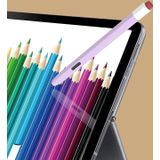 For Samsung Galaxy Tab S7 / S7+ / S8 / S8+ LOVE MEI Soft Silicone Stylus Pen Protective Case(Purple)