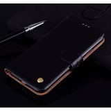 Voor Huawei P9 Lite Business Style olie Wax textuur horizontale Flip lederen draagtas met houder & kaartsleuven & portemonnee (zwart)