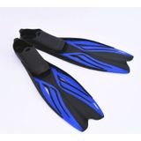 Zwemvrije duikvinnen Siliconen Flippers Duikuitrusting  Grootte:XL(45-46)(Royal Blue)
