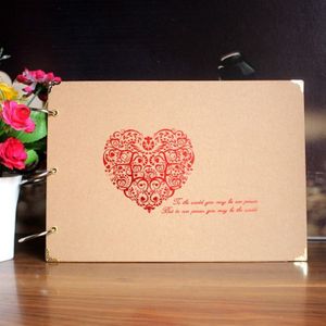 Bronzing Albums Couples Album Creative Paste-style Album Manual Thin (Red) Bronzing Albums Couples Album Creative Paste-style