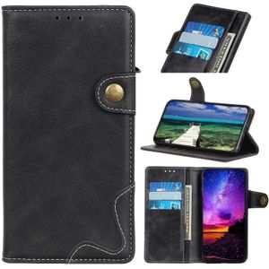 For Nokia C2 2nd Edition S-Type Stitching Calf Texture Leather Phone Case(Black)