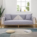 Vier seizoenen universele eenvoudige moderne antislip volledige dekking sofa cover  maat: 90x120cm (Versailles grijs)