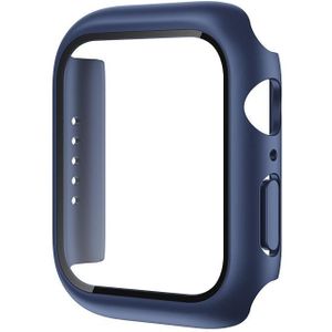 Rock 2 in 1 pc Frame + Gehard Glass Protector Case voor Apple Watch Series 7 45 mm