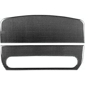 2 in 1 auto carbon fiber voor passagiersstoel leuning decoratieve sticker voor Jeep Wrangler JK 2007-2010  links en rechts rijden universeel