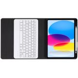 Voor iPad 10e Gen 10.9 2022 B10 Driehoek Houder Tablet Bluetooth Toetsenbord Lederen Case (Rainbow)