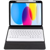 Voor iPad 10e Gen 10.9 2022 B10 Driehoek Houder Tablet Bluetooth Toetsenbord Lederen Case (Rainbow)