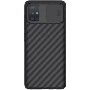 Voor Galaxy A71 NILLKIN Black Mirror Series PC Camshield Volledige dekking Stofbestendige krasbestendige mobiele telefoon geval (Zwart)