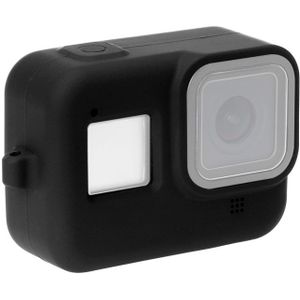 PULUZ silicone beschermhoes met polsband voor GoPro HERO8 Black (zwart)