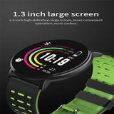119plus 1.3 inch IPS kleurenscherm Smart Watch IP68 waterdicht  ondersteuning oproep herinnering/hartslag bewaking/bloeddruk monitoring/bloed zuurstof controle (grijs)
