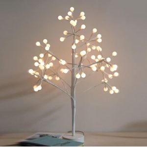 60cm kerstversiering Lichtgevende LED Lantern Garden Landscape Tree Light (Ronde Bal)
