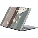 Enkay Vintage Patroon Serie Laotop Beschermend Crystal Case voor MacBook Pro 16.2 Inch A2485 2021 (Plum Blossom)