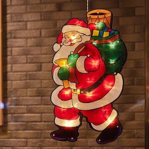 LED Shop Window Zuigbeker opknoping lichten kerstversiering Lamp (Santa Claus 2)