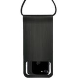 Buiten duiken zwemmen mobiele telefoon touch screen waterdichte tas voor minder dan 5 inch mobiele telefoon (zwart)