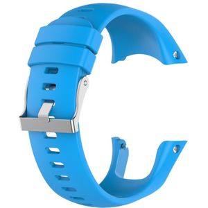 Siliconen vervanging polsband voor SUUNTO Trainer Pols HR (Sky Blue)