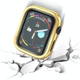 Geklakte PC Hollow horloge Beschermhoes voor Apple Watch Series 7 45 mm