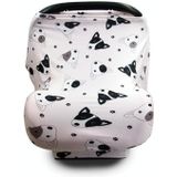 Multifunctionele vergrote wandelwagen voorruit borstvoeding handdoek babyzitje cover (puppy)