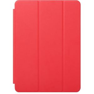 horizontaal Flip Solid Kleur lederen hoesje met Three-folding houder & wekker / slaap functie voor iPad Pro 9.7 inch(rood)