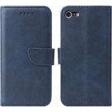 Calf Texture Buckle Horizontal Flip Leather Case with Holder & Card Slots & Wallet For iPhone SE 2020 & 8 & 7(Blue)