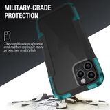 iPAKY Thunder-serie Aluminiumlegering Schokbestendige beschermhoes voor iPhone 12(Groen)