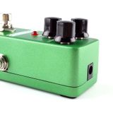 KOKKO FOD3 Mini elektrische gitaar buis geluid overbelasting Monoblock effecten Pedal(Green)