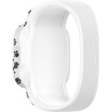 Voor Garmin Vivofit JR3 No Buckle Silicone Printing Replacement Watchband  Maat:S(Footprint)